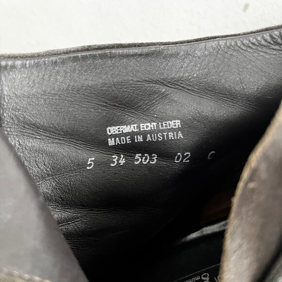 Paul Green Riley grey suede heeled ankle boot water resistant size 7.5 - Picture 10 of 12